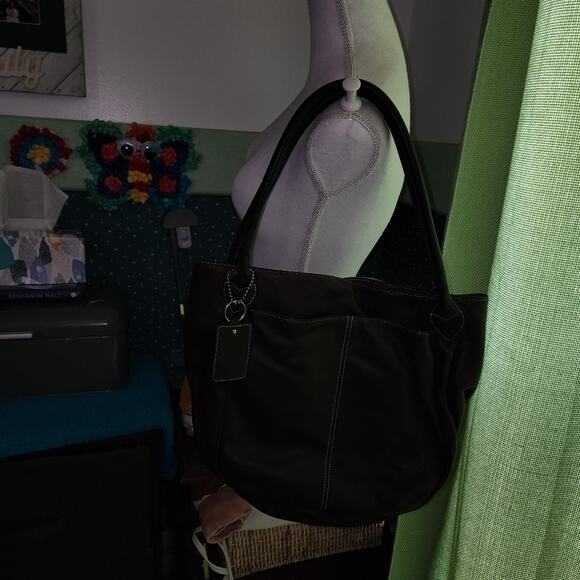 SOPHIA CAPERELLI EUC XL LEATHER SHOULDER BAG - Picture 9 of 9